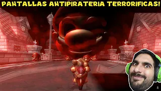 REACCIONANDO A PANTALLAS ANTI PIRATERIA TERRORIFICAS !! (#8) - Pepe el Mago Juega