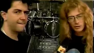 MEGADETH - 1st day of 1992 US CTE tour TV Special (live & interviews) PART 1/3