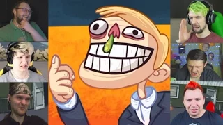 "Реакции Летсплейщиков" на Соплю Сола из Troll Face Quest TV Shows