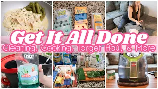 *NEW* GET IT ALL DONE | CLEANING MOTIVATION & COOK WITH ME | Rach Plus Five Homemaking