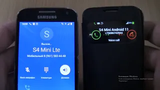 Over the Horizon Incoming + Outgoing call at the Same Time 2 Samsung Galaxy S4 Mini LTE