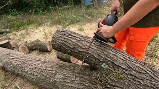 Cutting & Splitting Firewood