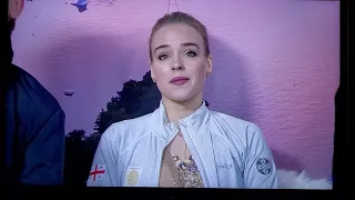 Anastasiia Gubanova 2023 Euros FS Reaction