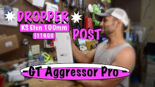 $119 KS eTen Dropper Post on my GT Aggressor Pro MTB