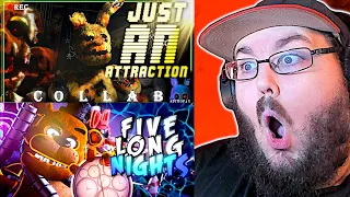 [FNAF-SFM-COLLAB] "Five Long Nights" & "Just An Attraction" #FNAF SONG REACTION!!!
