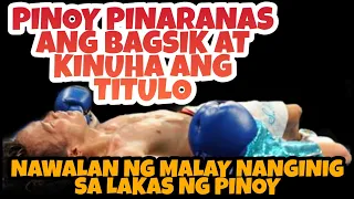 HAPON LUPAYPAY sa LAKAS ng PINOY hindi nakaGALAW sa PAG KAKABAGSAK| KINUHA ANG FEATHERWEIGHT TITLE