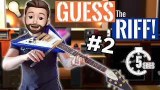 GUESS The RIFF In Under 5 SECONDS! #2