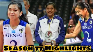 Peak Form ! Alyssa Valdez UAAP Season 77 Highlights