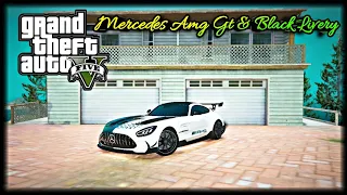 GTA V MODS : CINEMATIC INSTALL MERCEDES BENZ AMG GT & ITS BLACK LIVERY 🔥💥 || #gta #v #mods #gameplay