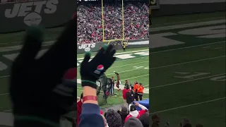Antonio Brown looses his mind at Jets and Bucs game