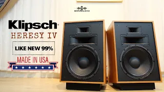 KLIPSCH HERESY IV 🇺🇸 Sở Hữu Cặp Loa HI-END MADE IN USA Gía Chỉ 4x Triệu LIKENEW 99% 🇺🇸  Ai Ai Ai ???