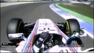 Susie Wolff Onboard FP1 - Alemanha 2014