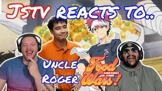 JSTV Reacts to Uncle Roger Review INSANE ANIME COOKING (Food Wars!)