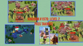 Rise Of Kingdoms-Kingdom #1978-Level 2 Pass Takings!