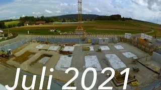 Bauprojekt Avenir / Juli 2021 / Neubau / Zeitraffer Baustelle