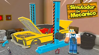 SIMULADOR DE MECÂNICO NO MINECRAFT / FIZ MEU PRIMEIRO CARRO!