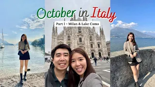 October in Italy (๑˘︶˘๑) | Part I - Milan & Lake Como | Duomo di Milano, Navigli, Bellagio, Varenna