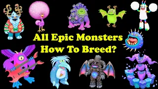 All Epic Monsters - Breeding Combinations (My Singing Monsters) 4k