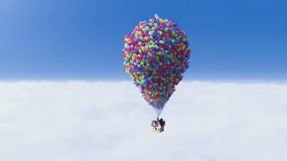 Up Movie Super Scene | Flying House in Up Movie Scene