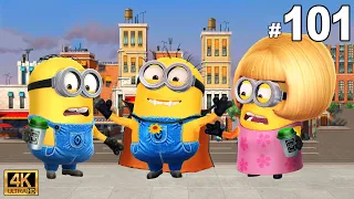 Minion Rush Vampire Minion Dave Minion and Mom Minion at Downtown | LEVEL 437- 439 |  EPISODE 101 4K