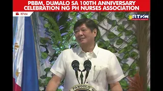 Pres. Bongbong Marcos, pinasalamatan ang mga Filipino nurse