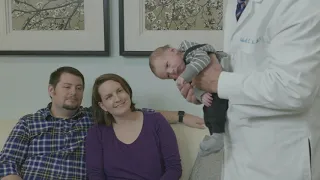 The Baby Whisperer at Focus: Dr. Hamilton Demonstrates How to Calm a Crying Baby