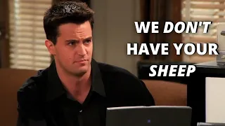 Chandler being Sarcastic for 4 minutes straight