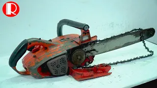 Restoration Chain Saw Homelite old - Restorating Chain Saw Rusty