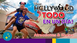 😱 DISNEY HOLLYWOOD STUDIOS EN UN DÍA! Todas las atracciones y shows! ✅ Tips cómo hacer TODO!