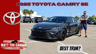 2025 Toyota Camry SE review and drive. Great features at an affordable price.