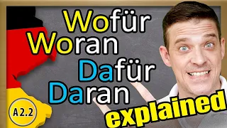 German "da words" | Da Compounds in German | Präpositionaladverbien