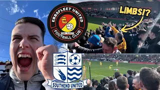 EBBSFLEET VS SOUTHEND|1-1|CLASH OF FORMS SEES BLUES TAKE A POINT!!