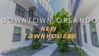 New Construction Townhomes Downtown Orlando SODO November 2022