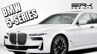 2024 BMW 5-Series; the inevitable look - Rendering | SRK Designs