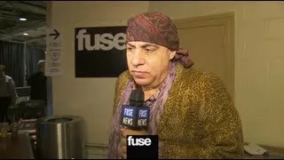 Steven Van Zandt on Springsteen & Bon Jovi Collab @ "12-12-12" The Concert for Sandy Relief