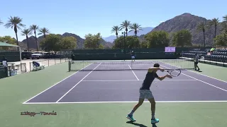 Alex De Minuar & Thanasi Kokkinakis - Court Level Practice [IW 2022]