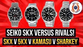 Seiko SKX v Rivals! (Seiko 5KX, Orient Kamasu, Sharkey)