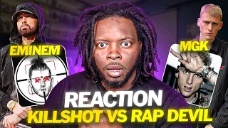 Eminem KillShot Vs MGK Rap Devil Reaction | Who Won?!  (Full Breakdown)