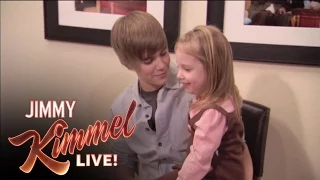 Jimmy Surprises Bieber Fan