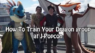 How To Train Your Dragon cosplay group at J-Popcon 2017 - Cosplay Convention