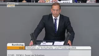 Bundestag: Debatte zur Sicherheits- und Friedenspolitik am 07.07.2016