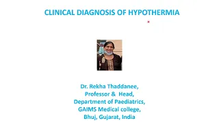 Clinical Assessment of Temperature in Newborn | Pediatrics