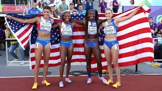 WOMEN'S 4x100M RELAY FINAL. USA🇺🇸 OUTSHINES JAMAICA🇯🇲 | WORLD ATHLETICS CHAMPIONSHIPS OREGON 2022