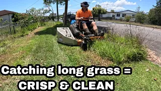 STUNNING Yard rescue - Mowing tall grass