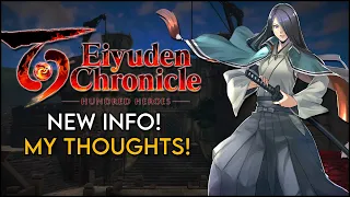 Eiyuden Chronicle: Hundred Heroes - My thoughts on all the NEW info!