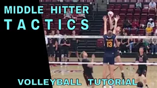 Middle Hitter Tactics - Volleyball Tutorial (how to spike a volleyball)