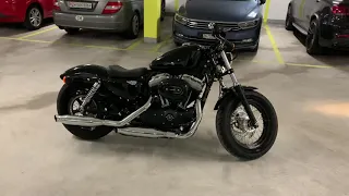 Harley-Davidson Sportster XL1200 X Forty-Eight Kess-Tech Sound BLACK