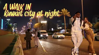 Walk in Kuwait city at night #adventurealongwithme