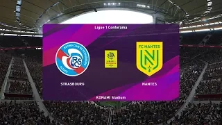 PES 2020 | Strasbourg vs Nantes - France Ligue 1 | 20 September 2019 | Full Gameplay HD