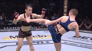 Thug Rose KO's Zhang with Whitney Houston music in superslowmo